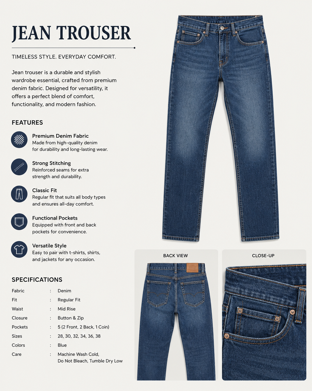 Jean trouser